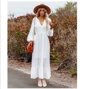 VICI Jenson cotton eyelet maxi